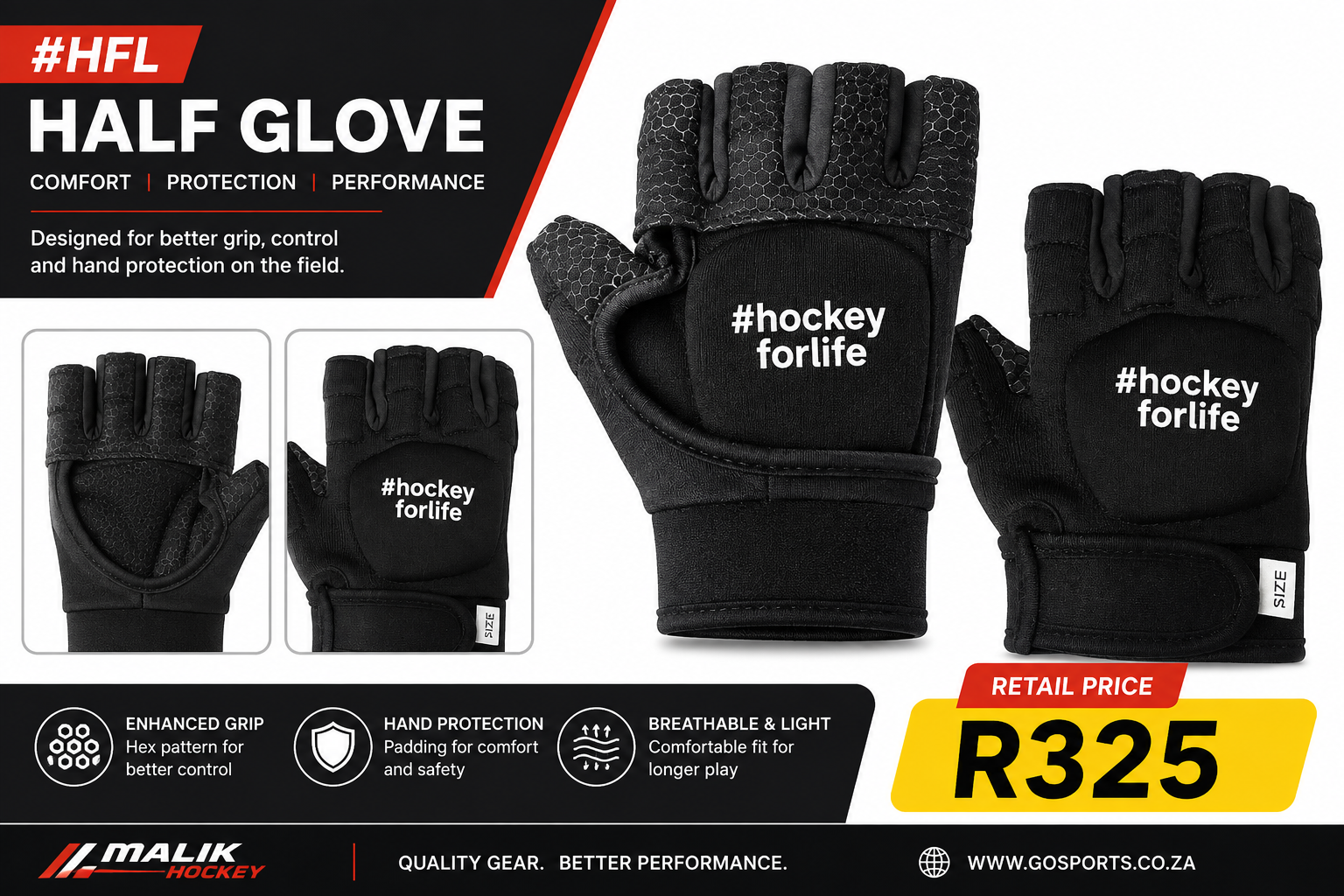 #HFL Half Glove
